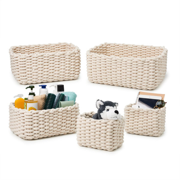 Cotton Rope Basket Wayfair